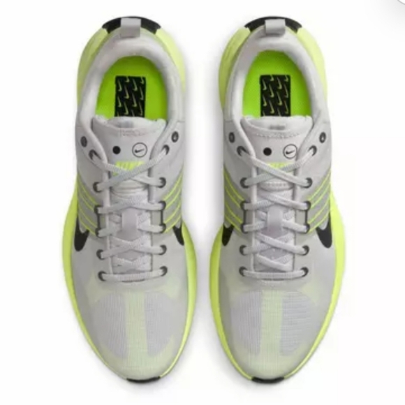 Nike Lunar (Unisex) Roam Running Shoe Grey/Volt  US Men's Size 9 Wmens Size 10.5 - Picture 4 of 7